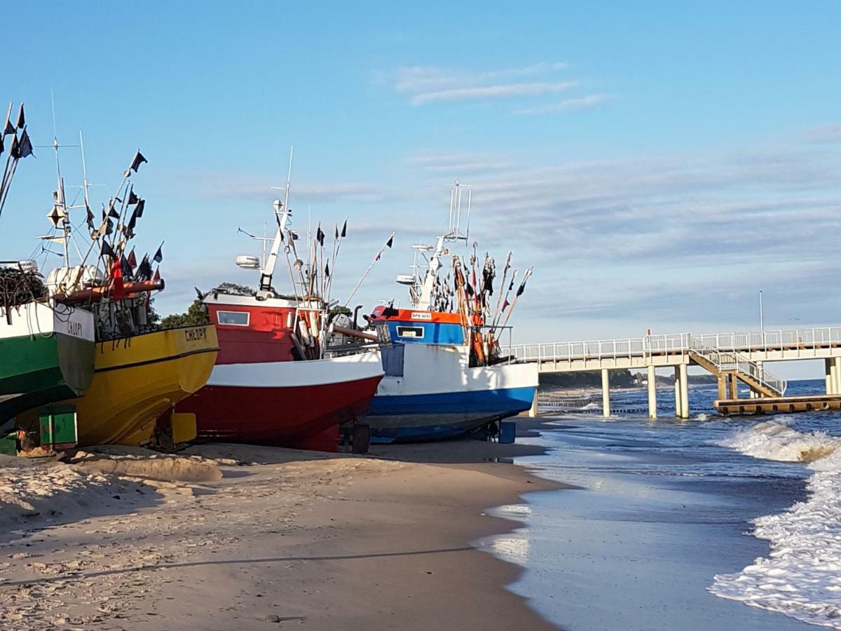 Osrodek Rodzinny "Pod Wydmami" Przy Plazy , Plac Zabaw , Rowery Sarbinowo Bagian luar foto